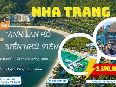 Tận hưởng Nha Trang chơi đã, giá mềm cùng SGC Tourist 0