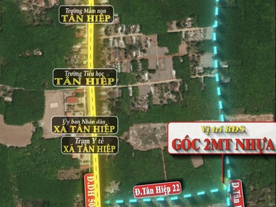 Bán Gấp Lô Góc 2 Mặt Tiền Đường Tân Hiệp 22, Xã Phước Thành, Tp.Hcm 0