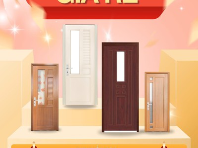 Cửa nhựa Đài Loan ghép thanh 0