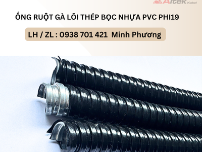 Ống ruột gà lõi thép bọc nhựa PVC Phi19 Đà Nẵng, Hà Nội, Quảng Nam 3