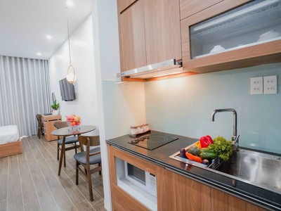 Cho thuê căn hộ cao cấp Vinhomes Marina, 1 ngủ tách bếp 35m2 . 4