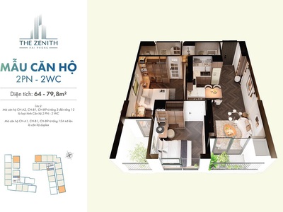 Siêu hot bán căn hộ the zenith đồng hòa trung tâm kiến an 0