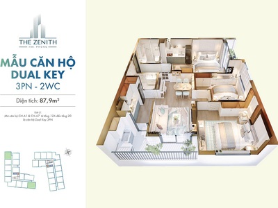 Siêu hot bán căn hộ the zenith đồng hòa trung tâm kiến an 3