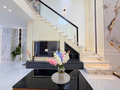 Nhà xây mới - 1 căn ra ô tô tránh - lê đức thọ p. an hội đông  p16 gò vấp  - 4 tầng 9x4.1m - hoàn 0