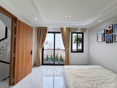 Nhà xây mới - 1 căn ra ô tô tránh - lê đức thọ p. an hội đông  p16 gò vấp  - 4 tầng 9x4.1m - hoàn 2