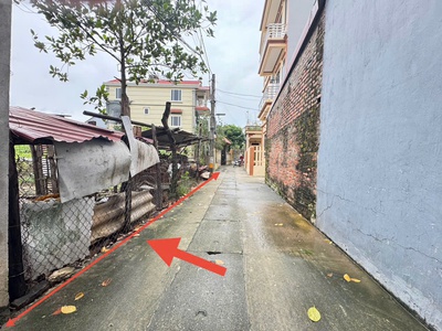 Bán 345m đất thôn phù trì, kim hoa, mê linh. mặt tiền rộng 15m, chia 3 lô đẹp. oto đỗ 1