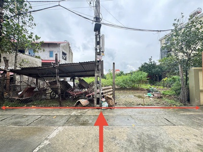 Bán 345m đất thôn phù trì, kim hoa, mê linh. mặt tiền rộng 15m, chia 3 lô đẹp. oto đỗ 2