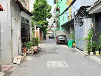  cạnh mặt tiền trường chinh   hẻm nhựa ôtô tránh   87m    2 tầng   3pn  1pn tầng trệt 3