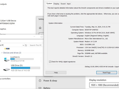Laptop MSI MODERN 14 Core i3-1115G4 Ram 8GB SSD 512GB VGA ON Màn 14 Inch Full HD Máy Đẹp 6