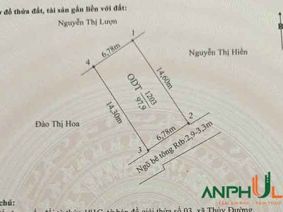 Chính chủ gửi bán lô đất đẹp tại Phường Thủy Nguyên xã Thủy Đường , TP Hải Phòng 2