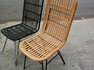 Ghế mây tự nhiên chân sắt giá rẻ 0