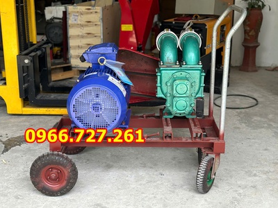 Máy hút bùn chất thải rác 2 họng 100mm chống tắc 15KW 0