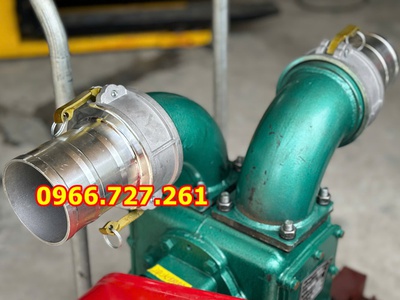 Máy hút bùn chất thải rác 2 họng 100mm chống tắc 15KW 1