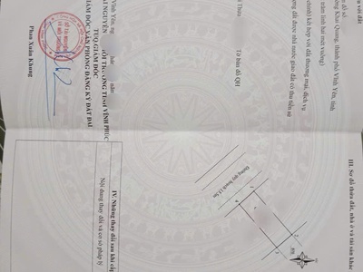 Bán ô đất dịch vụ Hán Lữ, Khai Quang, Vĩnh yên, Vĩnh Phúc. Giá 3.9 tỷ. Hướng Tây nam 3