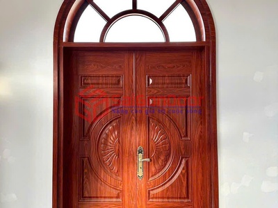 Nhà sang,Cửa đẹp chọn ngay cửa thép vân gỗ 2