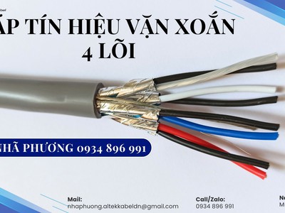 Cáp Tín Hiệu Vặn Xoắn 18 Awg 4 Lõi Altek Kabel Đà Nẵng   Huế - Quảng Trị 2
