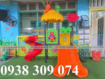 Cầu trượt liên hoàn giá rẻ, tặng bập bênh , cầu trượt hồ bơi 0