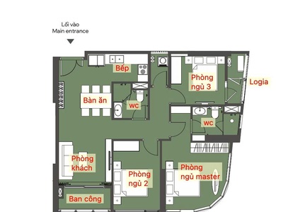 Bán nhanh căn 3n2wc view đẹp, hướng mát - vip nhất tòa pm2 lumiere orient pearl bayfront 4