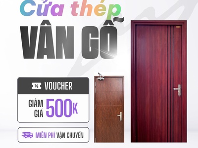 Cửa Thép Vân Gỗ: Giải Pháp An Toàn và Thẩm Mỹ Cho Mọi Công Trình 2