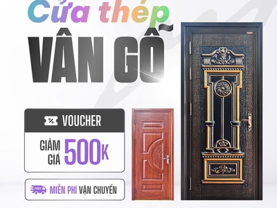 Cửa Thép Vân Gỗ: Giải Pháp An Toàn và Thẩm Mỹ Cho Mọi Công Trình 3
