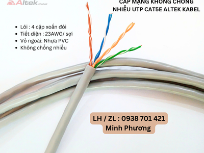 Cáp mạng không chống nhiễu UTP Cat5e Altek Kabel Đà Nẵng, Hà Nội, Quảng Trị 3