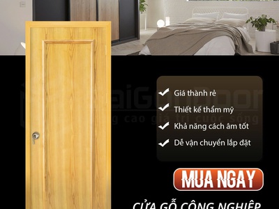 Cửa Gỗ HDF   Giải pháp đẹp, bền, tiết kiệm cho mọi công trình 0