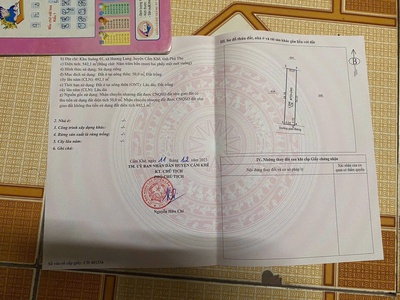 Chính chủ bán lô đất rộng đẹp cẩm khê, phú thọ 3