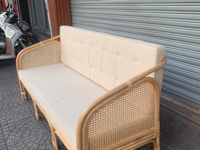 Sofa mây vuông mắt cáo 3