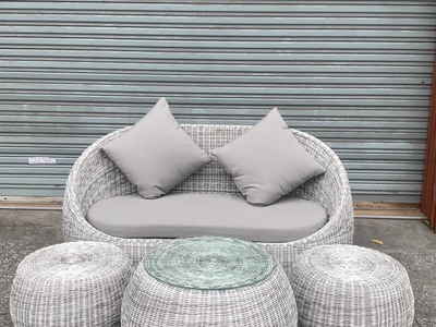 Sofa sò mây nhựa phòng khách 7