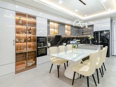 Thi Công Tủ Bếp Trên Theo Yêu Cầu   Mẫu Đẹp   Chuẩn Kích Thước   Giá Tốt 1