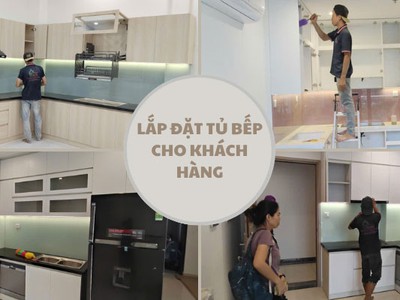 Thi Công Tủ Bếp Trên Theo Yêu Cầu   Mẫu Đẹp   Chuẩn Kích Thước   Giá Tốt 7