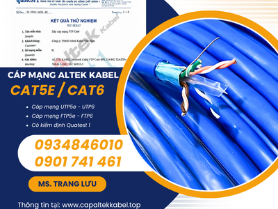 Cáp mạng Altek Kabel Cat5e/ Cat6 Đà Nẵng, Hà Nội, Hồ Chí Minh 0