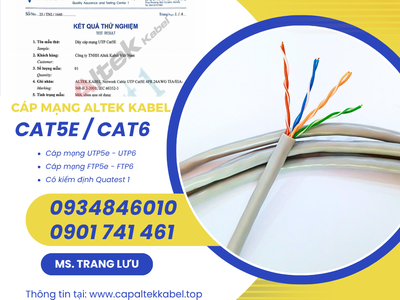 Cáp mạng Altek Kabel Cat5e/ Cat6 Đà Nẵng, Hà Nội, Hồ Chí Minh 1