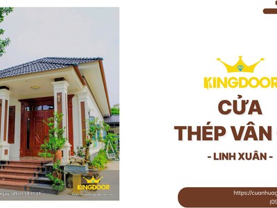 Cửa Thép Vân Gỗ tại Linh Xuân   Sang Trọng, An Toàn   Bền Bỉ 0
