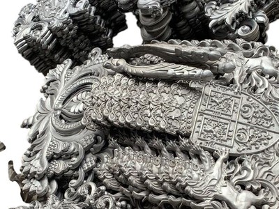 Nhôm phù điêu trang trí cửa cổng, hàng rào 4