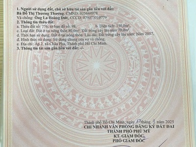 Bán đất thổ cư 5 30 giá tốt chỉ 1,6 tỷ mặt đường quy hoạch lớn 1