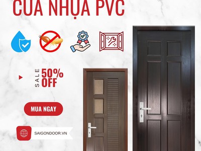 Cửa nhựa Đài Loan ghép thanh 0