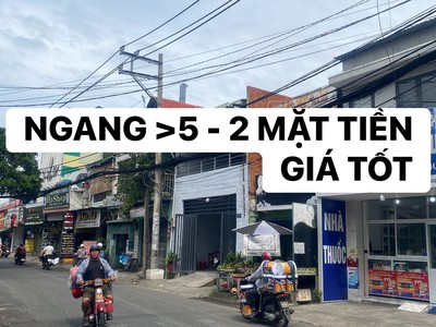 Ngay ngã tư kênh tân hoá giáp đầm sen 2 mặt tiền 82m dòng tiền 15tr - giá tốt 0