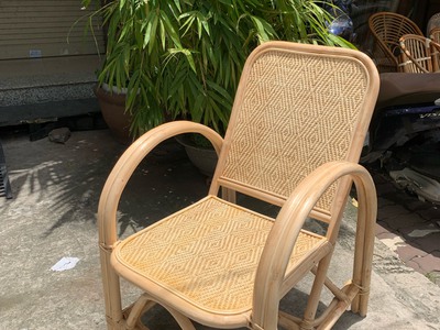 Ghế đơn mây tre đan 7