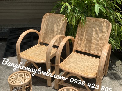 Ghế đơn mây tre đan 0