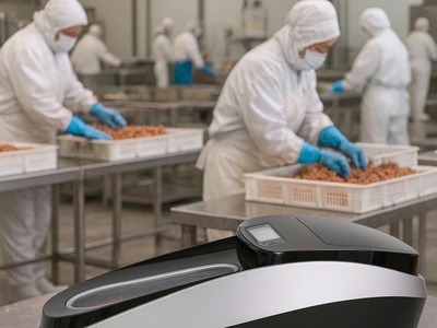 Máy bọc giày Quen XT46C Giải pháp kiểm soát vệ sinh bắt buộc trong nhà máy chế biến thực phẩm 1