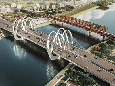 Bán nhà mặt phố phan đăng lưu, 1 mặt ôtô tránh, vỉa hè rộng, đón đầu cầu đuống 2 đang khởi công 0