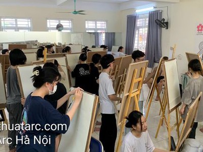 Lớp học vẽ khối v00 ở Gia lâm 0