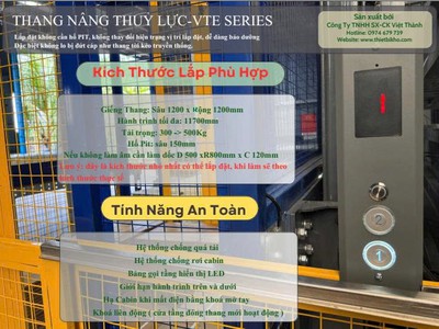 Thang Nâng Thủy Lực Công Nghiệp 0