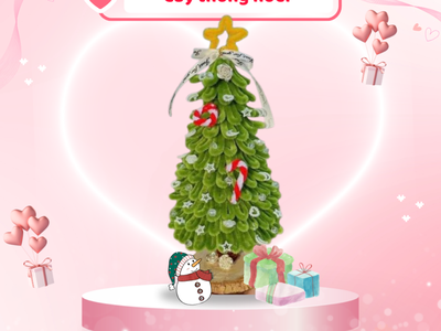 Cây thông Noel mini   Điểm nhấn ấm áp cho mùa lễ hội 0