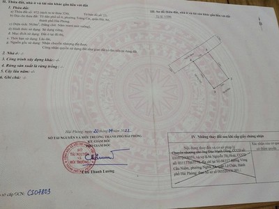 Cần bán lô đất ngõ 22 Cát Vũ, Tràng Cát 50m giá chỉ 1.4 tỷ 2