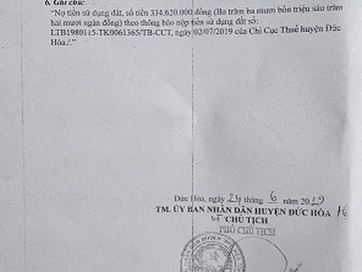 Bán đất mặt tiền tỉnh lộ 823   vị trí đẹp, gần trường học   trung tâm hành chính 4