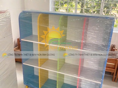 Tủ đựng cặp dép mầm non, kệ đựng cặp dép mầm non 3
