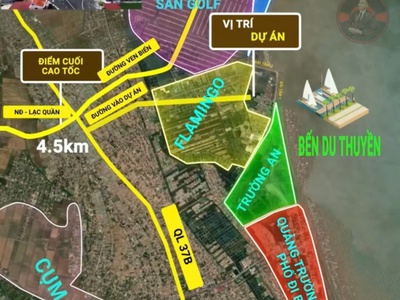 Lô đất ngay sát hàng loạt khu công nghiệp và nghỉ dưỡng giá từ hơn 1 tỷ 2