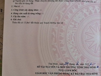 Đất đẹp- giá tốt cần bán nhanh lô đất vị trí đắc địa tại tp thái bình, tỉnh thái bình 0